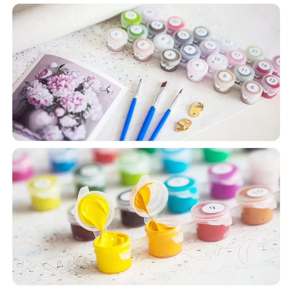 For 50x65 size - Additional SET OF PAINTS For Image as per request for 50x65 size canvas