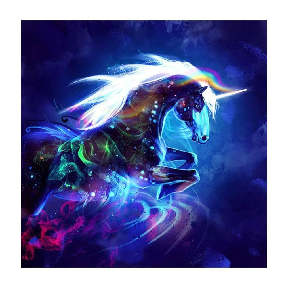 NEON UNICORN Diamond Painting Kit - DAZZLE CRAFTER