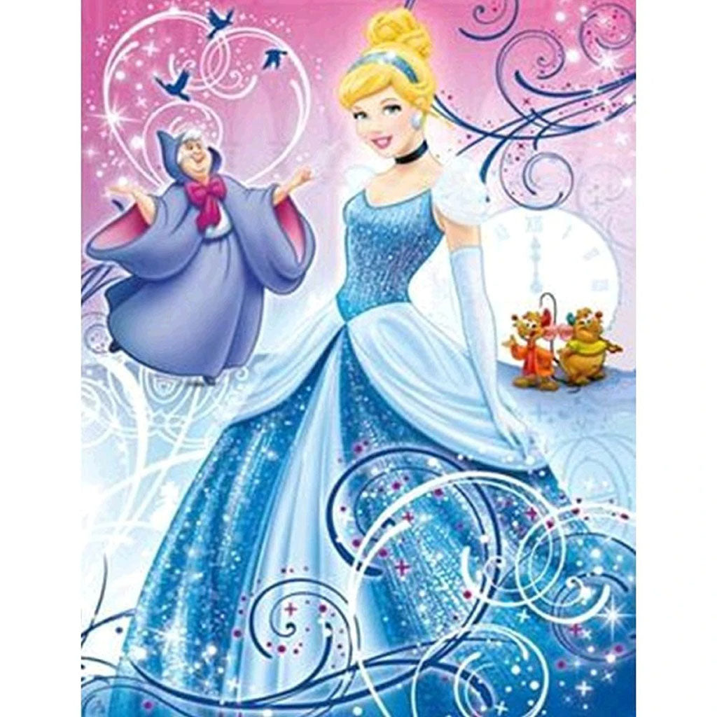 CINDERELLA AT THE BALL Diamond Painting Kit
