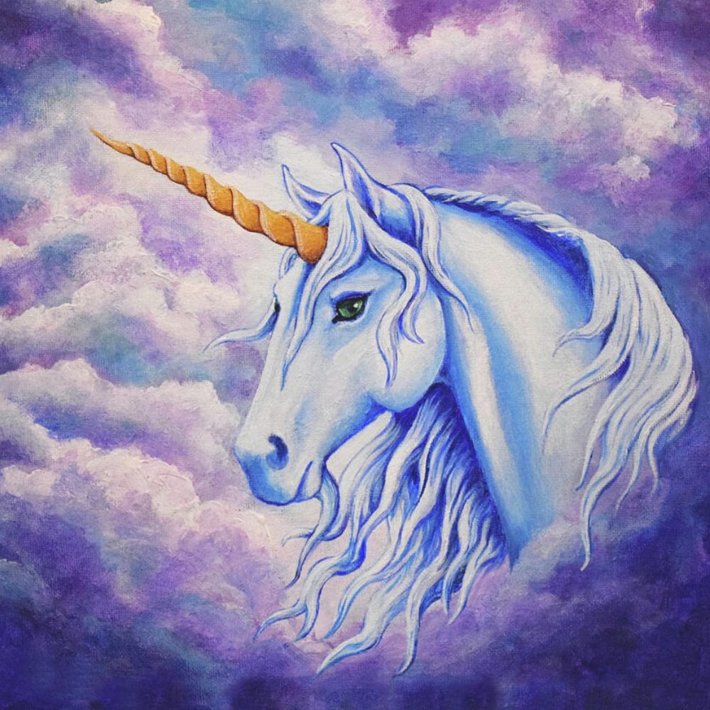 UNICORN WITH GRACE Diamond Painting Kit - DAZZLE CRAFTER
