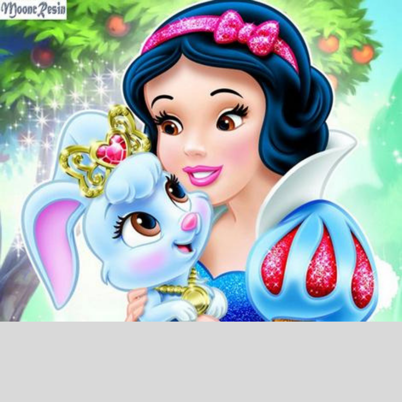 PRINCESS AND BUNNY Diamond Painting Kit - DAZZLE CRAFTER