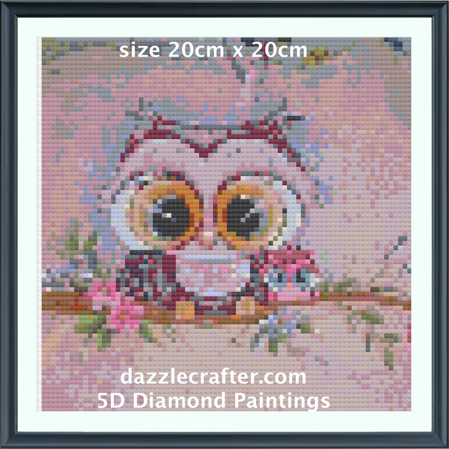 OWL WITH BOW Diamond Painting Beginner's Kit - DAZZLE CRAFTER