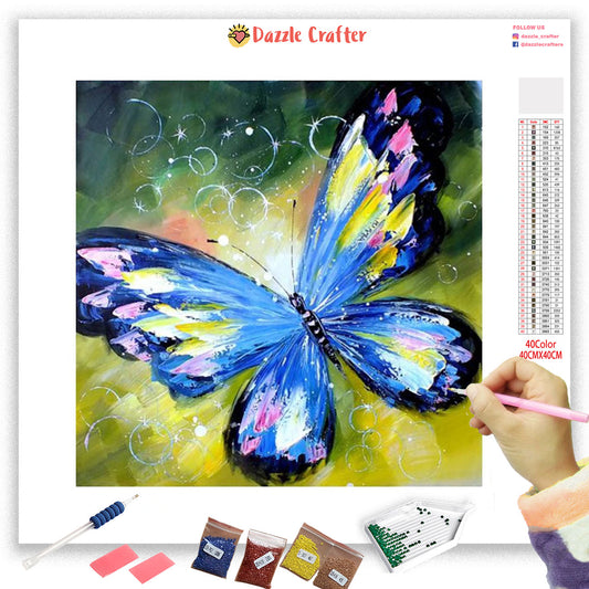 WATERCOLOR  BUTTERFLY Diamond Painting Kit