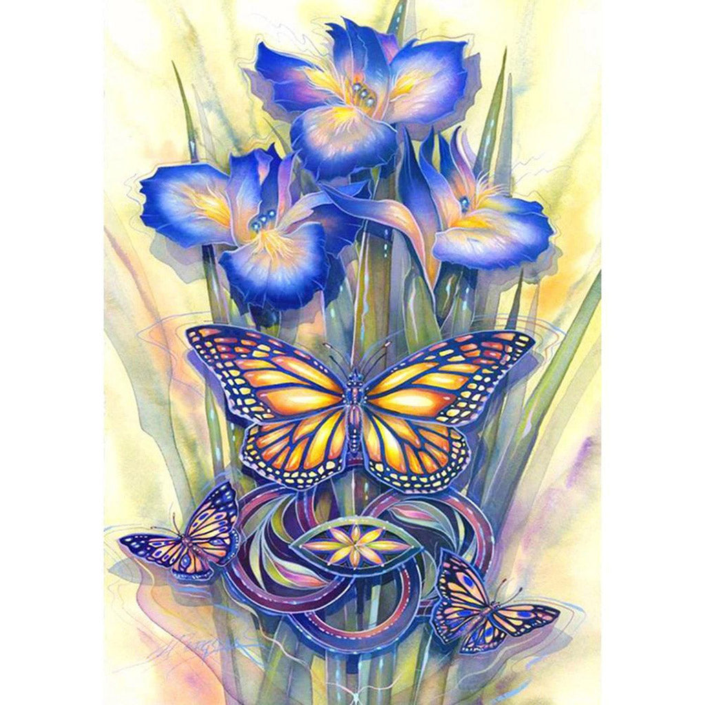 DAFFODIL BUTTERFLY Diamond Painting Kit