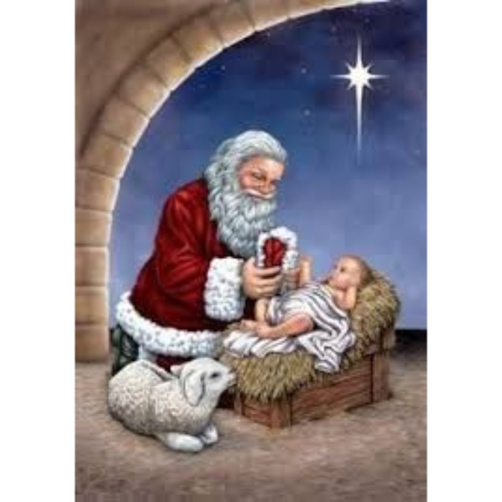 BABY JESUS LEADING STAR Diamond Painting Kit