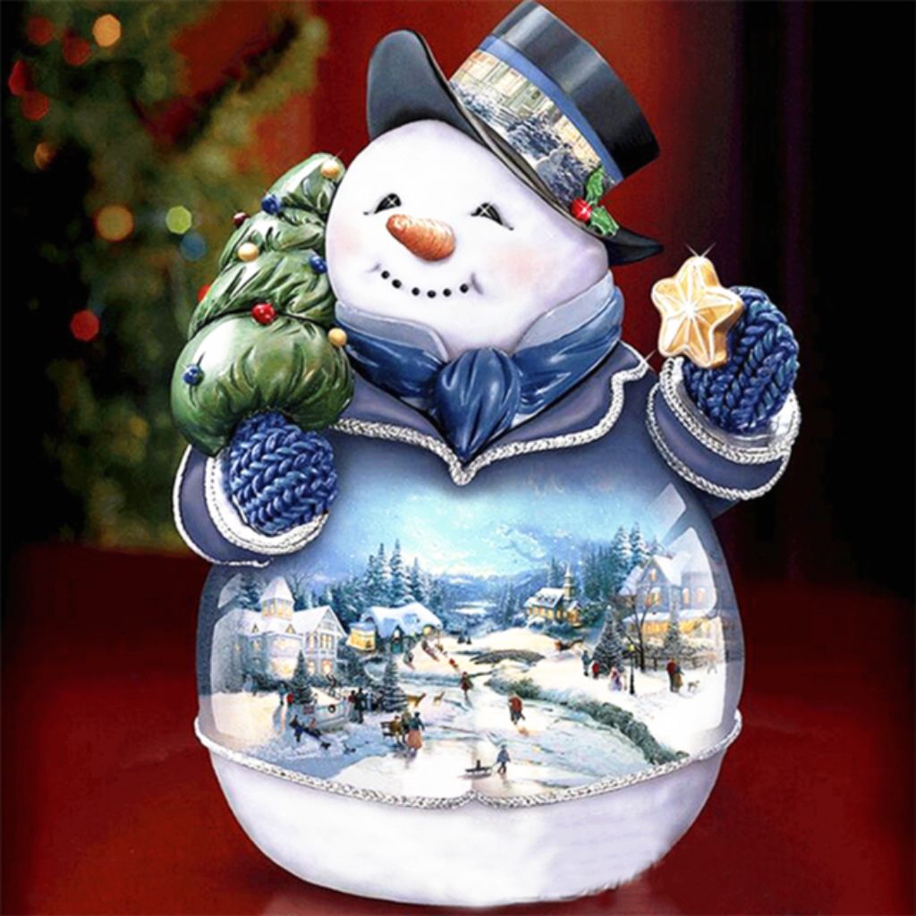 STAR SNOWMAN Diamond Painting Kit