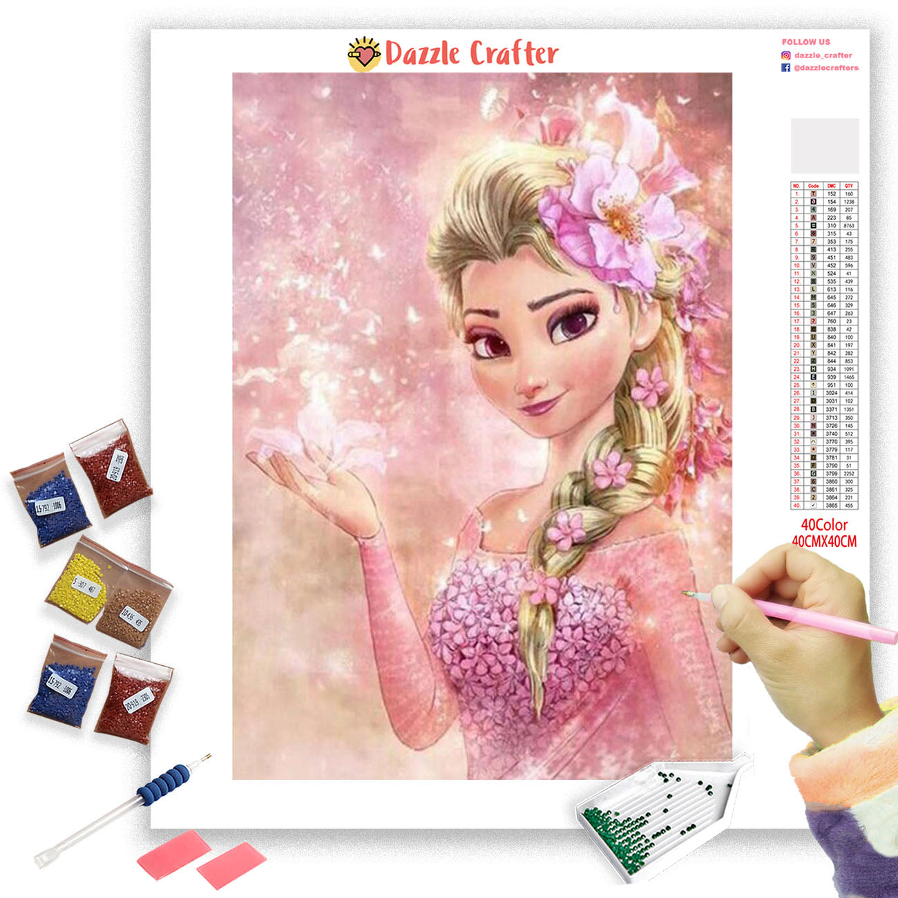 PRINCESS ELSA Diamond Painting Kit