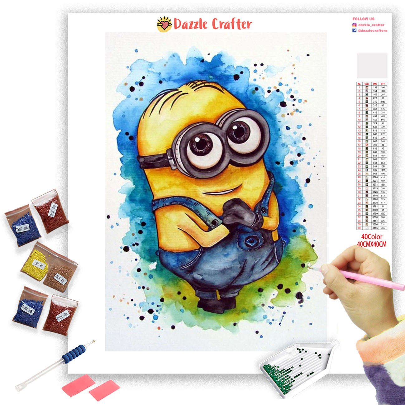 STUART LITTLE MINION Diamond Painting Kit