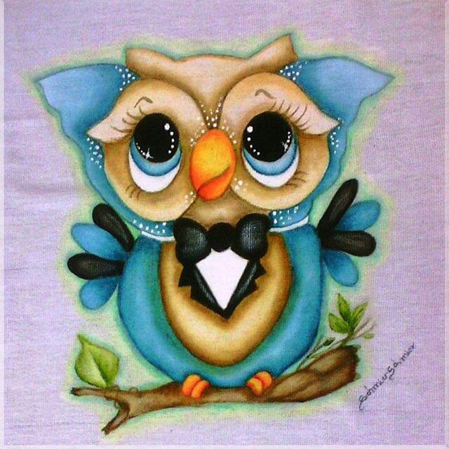 OWL WITH BOW Diamond Painting Beginner's Kit - DAZZLE CRAFTER