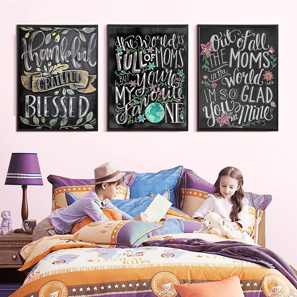 CHALKBOARD QUOTES ON LIFE & LOVE Diamond Painting Kit - DAZZLE CRAFTER