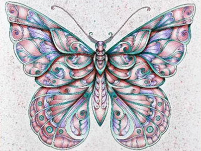 PURPLE SHADES BUTTERFLY SERIES Diamond Painting Kit - DAZZLE CRAFTER