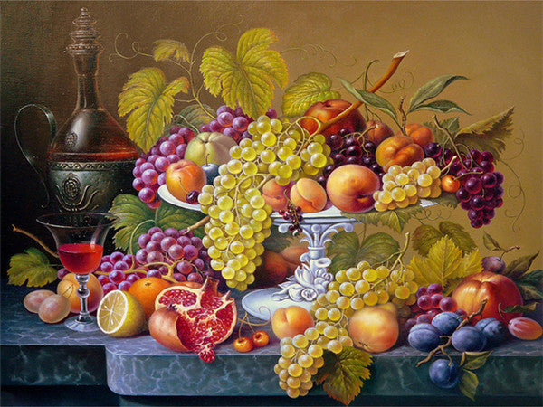 FRUITS & WINE SERIES Diamond Painting Kit - DAZZLE CRAFTER