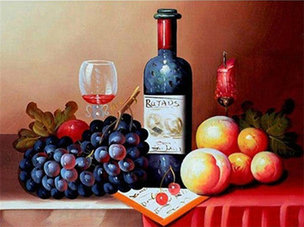 FRUITS & WINE SERIES Diamond Painting Kit - DAZZLE CRAFTER