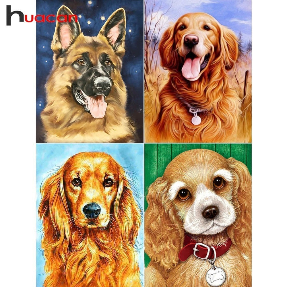 MY PET DOGS Diamond painting Kit - DAZZLE CRAFTER