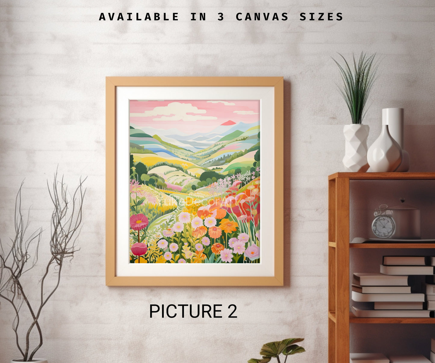 PAINT by NUMBERS Kit Adult | Mountain Landscape  Modern Minimalist Art Beginner Acrylic Painting DIY Kit Gift for Mother Grandma Girlfriend