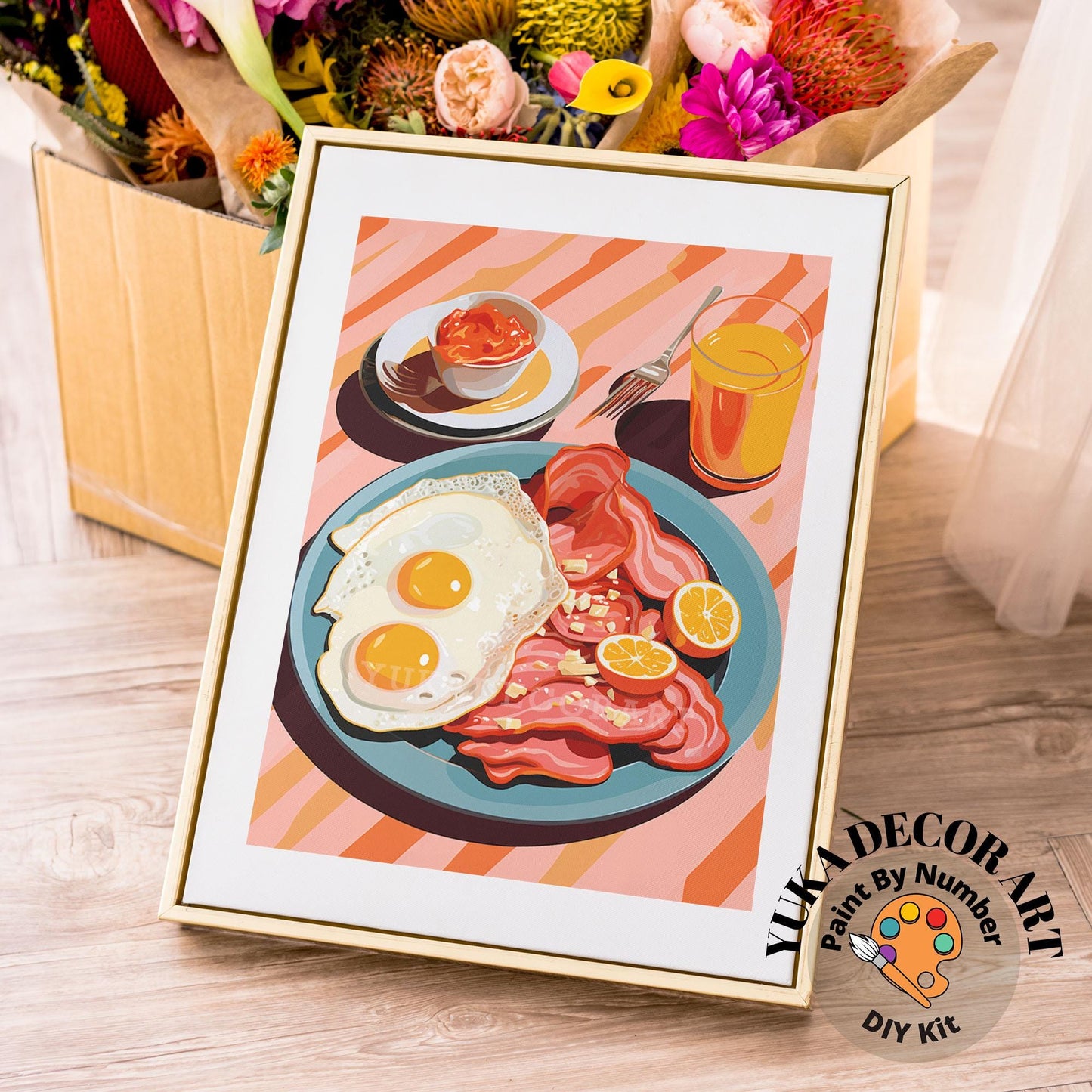 a picture of a plate of food on a table