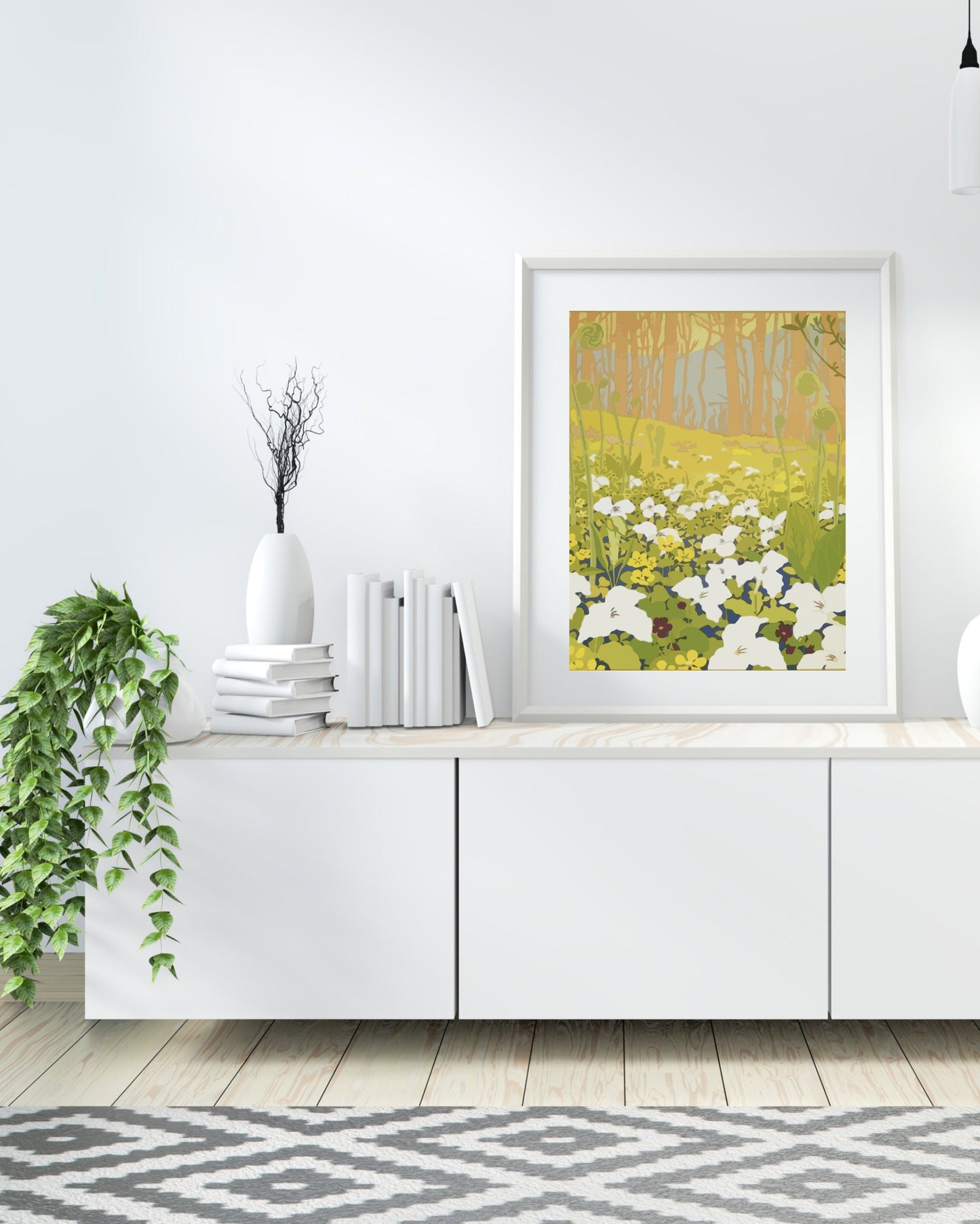 Vintage Style PAINT by NUMBER Kit Adult , DIY Paint Kit , Spring Flower Field , Easy Beginner Acrylic Canvas ,Gift for Vintage lover