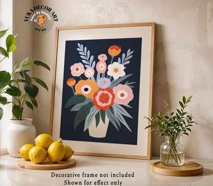 a picture of a vase of flowers on a table