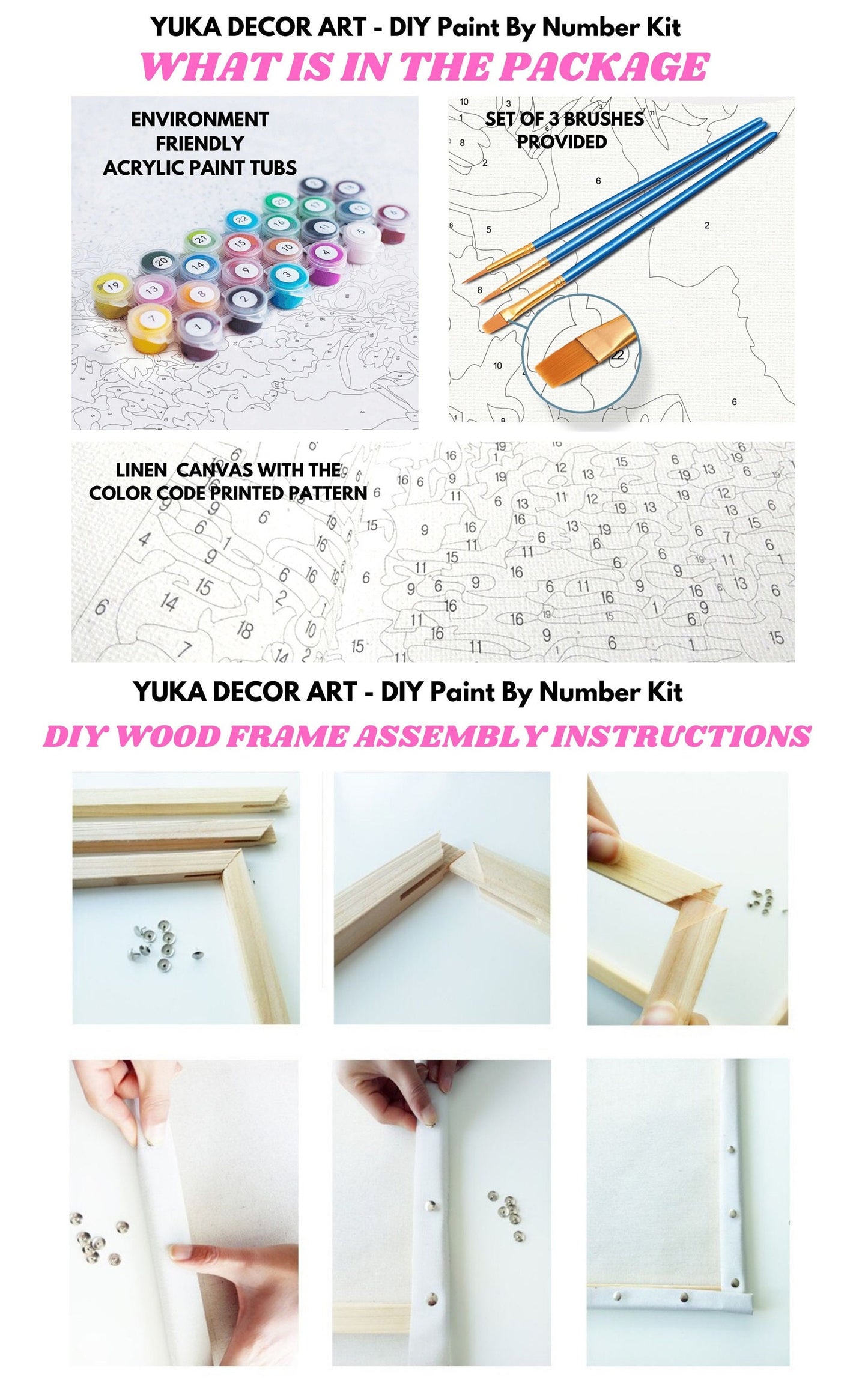 PAINT by NUMBER Kit for Adults Garden Lily Flowers Still Life Vase Easy Beginner Acrylic Paint DIY Wall Art Birthday Gift for Mom Girlfriend