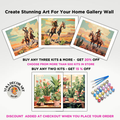 Koi Fish PAINT by NUMBER Kit Adult Asian Tropical Plants Fish Pond Minimalist Zen Art Easy Beginner Oil Painting DIY Kit Gift For Mom Dad