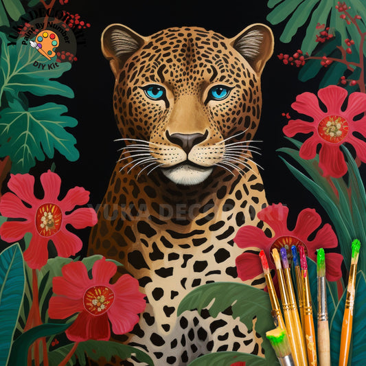 Animal PAINT by NUMBER Kit Adult DIY by Numbers Craft Set Easy Beginners Acrylic Painting Kit Birthday Gift For Teens Young Adult Room Decor