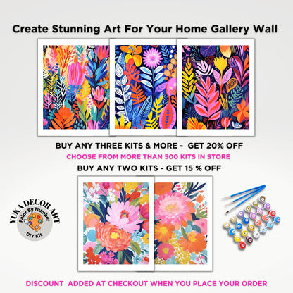 Lemon Tree PAINT by NUMBERS Kit Adult Watercolour Style Garden Nature Landscape Art Easy Beginner DIY Painting Kit Custom Decor Gift For Mom