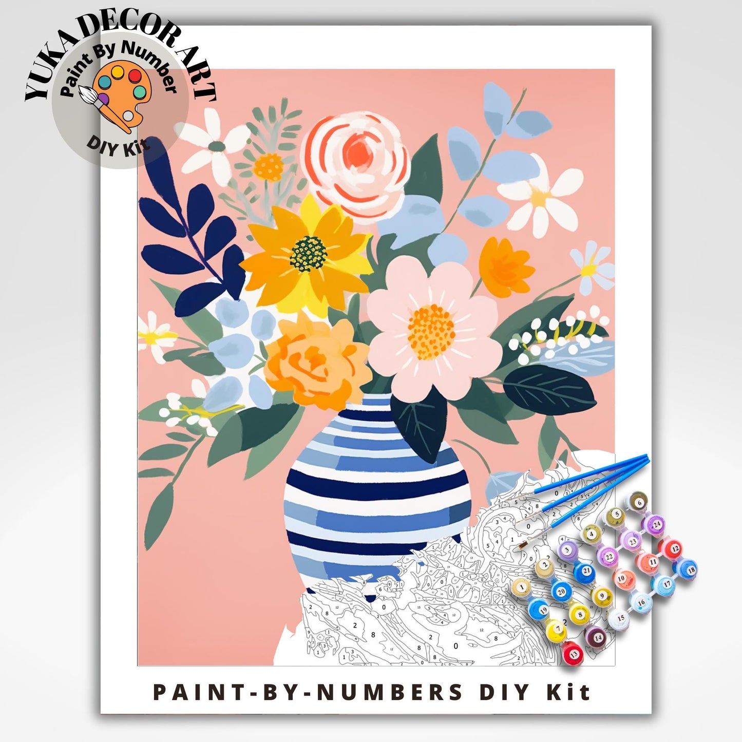 Still Life Matisse PAINT by NUMBER Kit Adult DIY by Numbers Easy Beginners Painting Kit | Mother's Day Birthday Gift For Mom Grandmom Aunt