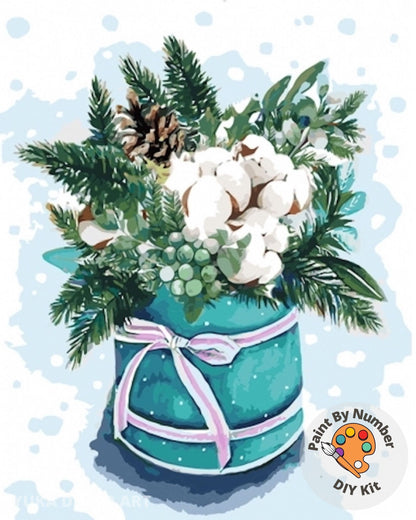 Floral Paint by Number Kit Adult, Flowers Still Life Painting,Easy Beginner Acrylic Paint Kit,Anniversary Gift For Mom, Home Decor Gift