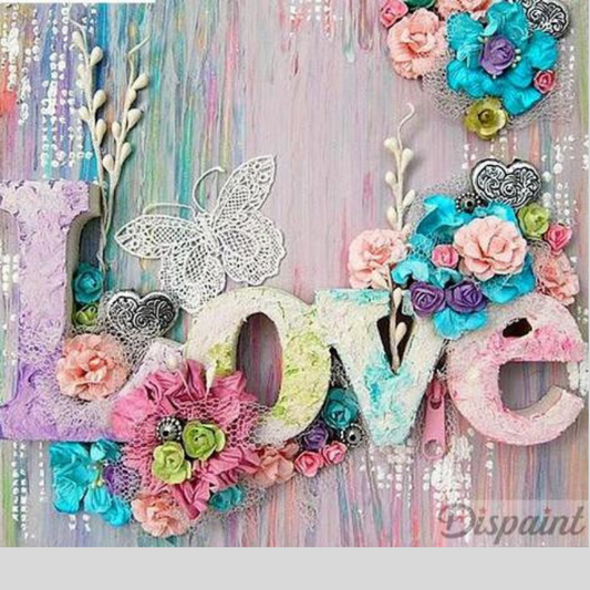 FLOWER LOVE Diamond Painting Kit - DAZZLE CRAFTER