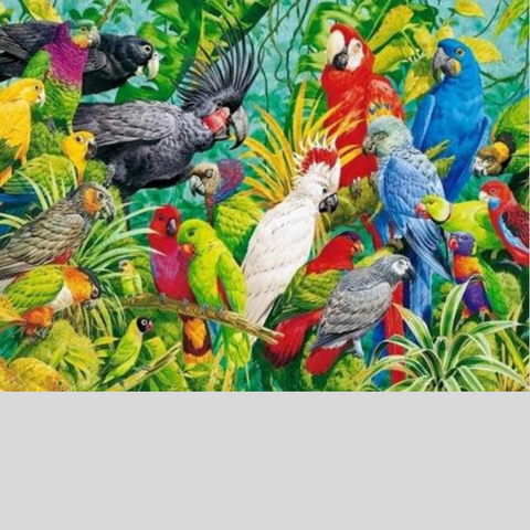 Image of COLORFUL BIRDS Diamond Painting Kit - DAZZLE CRAFTER