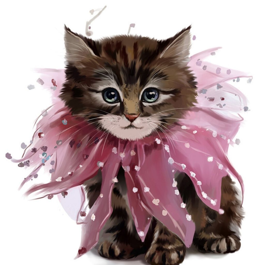 HER HIGHNESS KITTY Diamond Painting Kit - DAZZLE CRAFTER