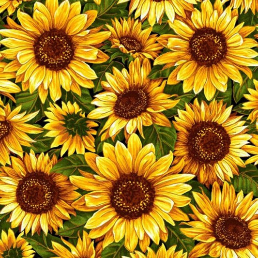 BRIGHT SUNFLOWERS Diamond Painting Kit - DAZZLE CRAFTER