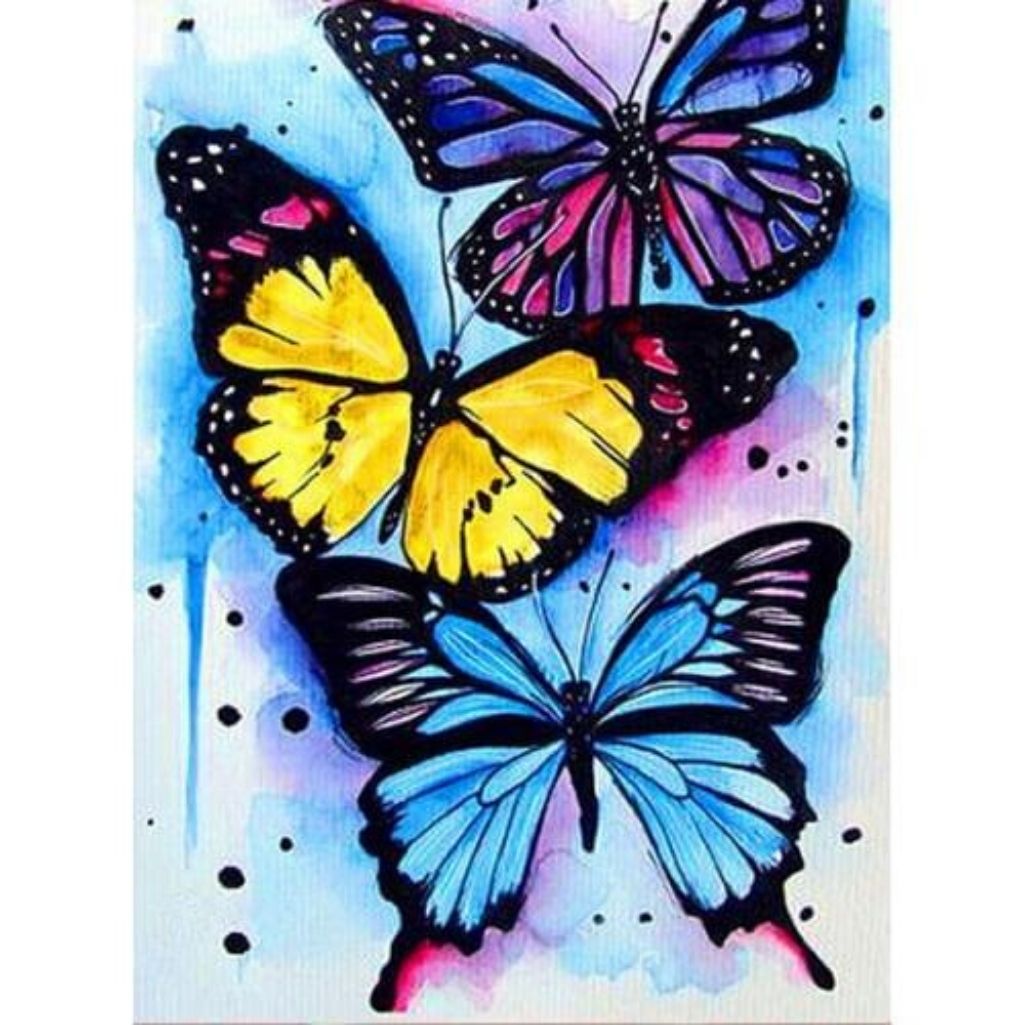 FLUTTERING BUTTERFLIES Diamond Painting Kit