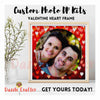 CUSTOM PHOTO WITH VALENTINE HEART FRAME - MAKE YOUR OWN DIAMOND PAINTING