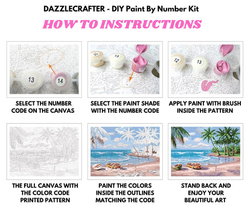 Image of MT FUJI JAPAN & CHERRY BLOSSOMS - DIY Adult Paint By Number Kit