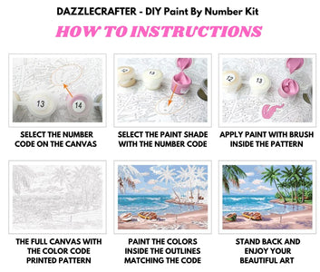 VINTAGE SAILING YACHT  - DIY Adult Paint By Number Kit