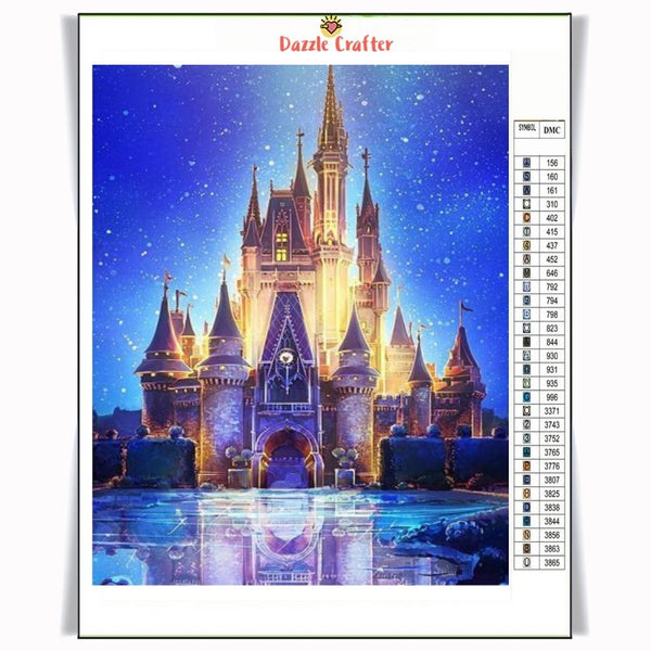 FAIRYTALE DISNEY CASTLE Diamond Painting Kit