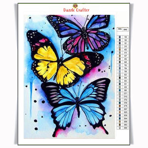 FLUTTERING BUTTERFLIES Diamond Painting Kit