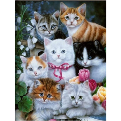 CAT BUDDIES Diamond Painting Kit - DAZZLE CRAFTER