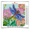 DRAGONFLY IN THE GARDEN  Diamond Painting Kit - DAZZLE CRAFTER