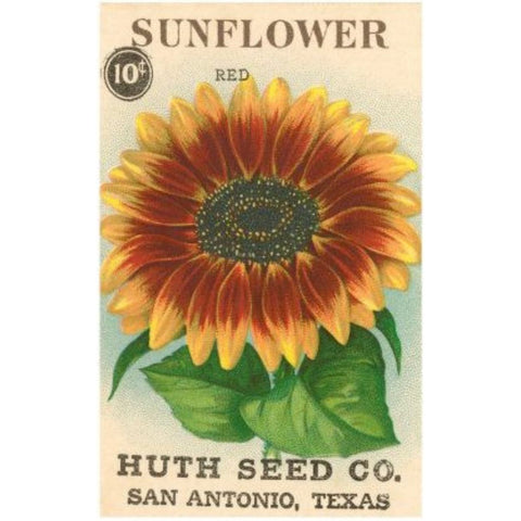 Image of VINTAGE SUNFLOWER SEED PACKET Diamond Painting Kit - DAZZLE CRAFTER