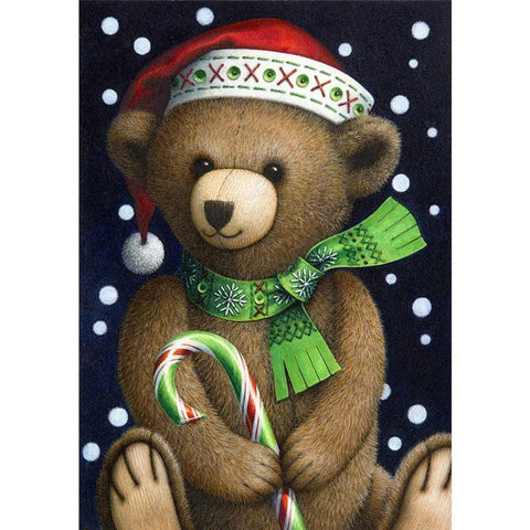 Image of CHRISTMAS TEDDY BEAR  Diamond Painting Kit