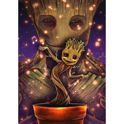 Image of BABY GROOT  Diamond Painting Kit
