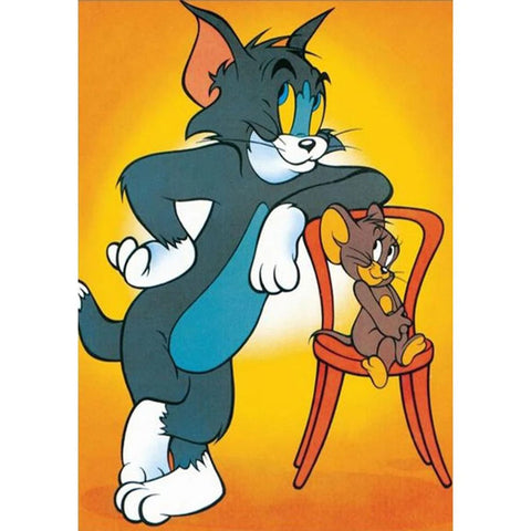 Image of TOM AND JERRY Diamond Painting Kit