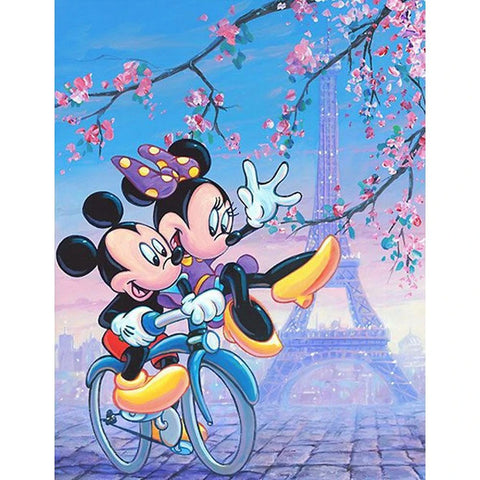 Image of MICKEY IN PARIS Diamond Painting Kit