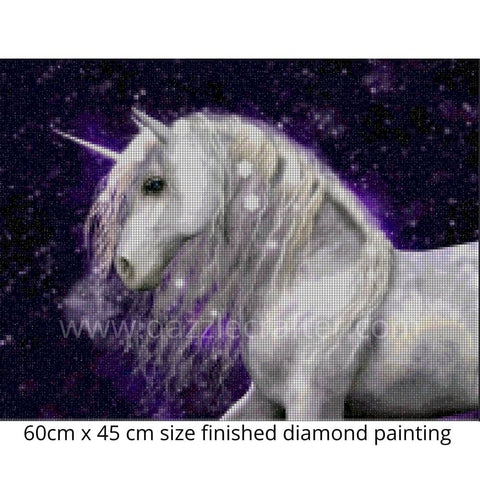 Image of MAJESTIC UNICORN Diamond Painting Kit - DAZZLE CRAFTER