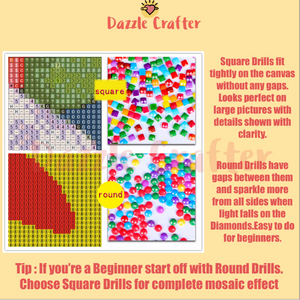 BABY OWL WITH FLOWERS Diamond Painting Kit - DAZZLE CRAFTER