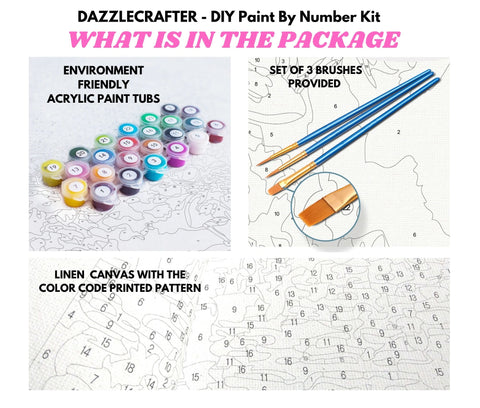 Image of LOVELY CAT - DIY Adult Paint By Number Kit
