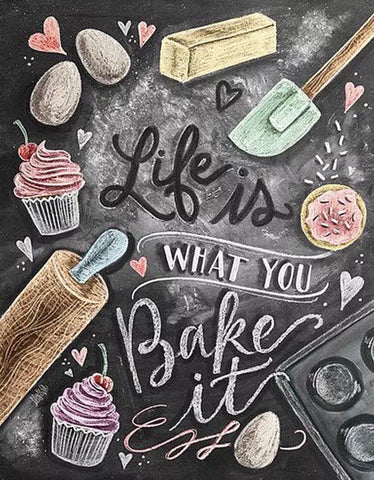 Image of Life Is What You Bake It Diamond Painting Kit - DAZZLE CRAFTER