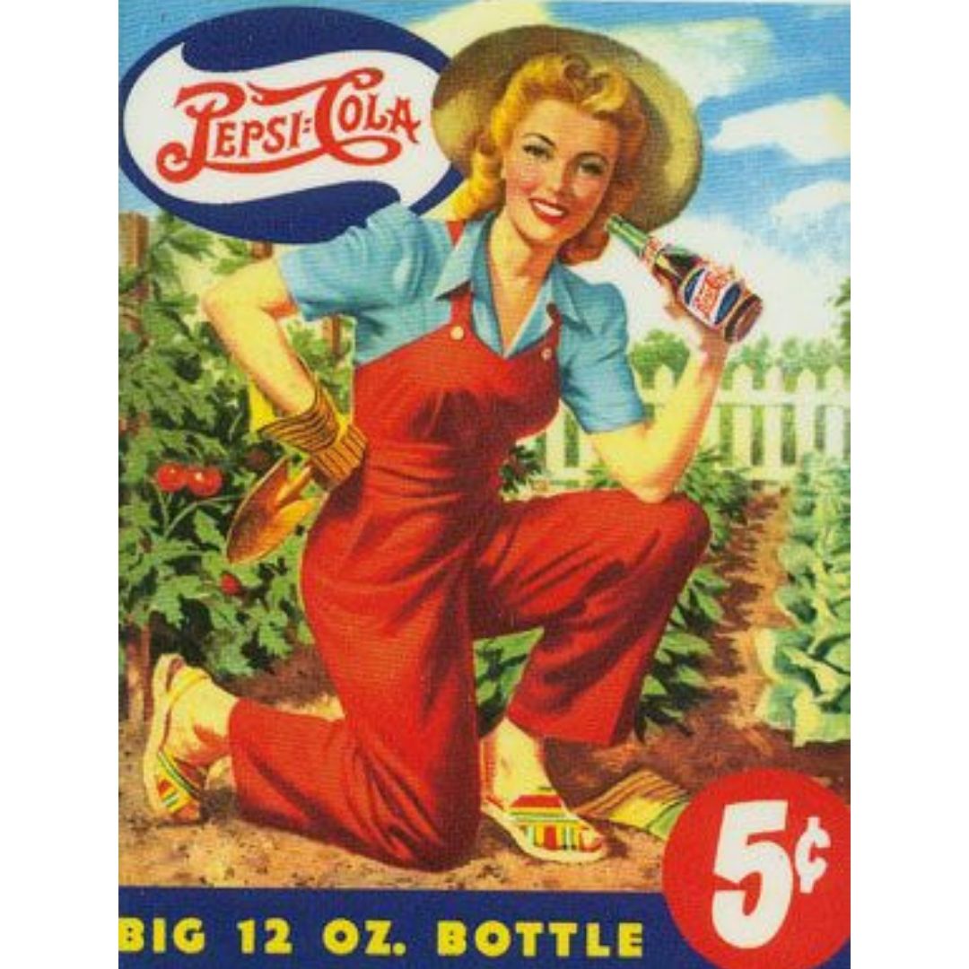VINTAGE PEPSI POSTER Diamond Painting Kit - DAZZLE CRAFTER